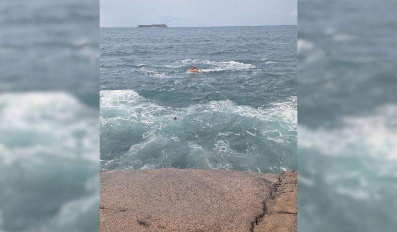 Homem desapareceu aps na praia do Gravat em Florianpolis 8211 Foto DivulgaoCMBSCND