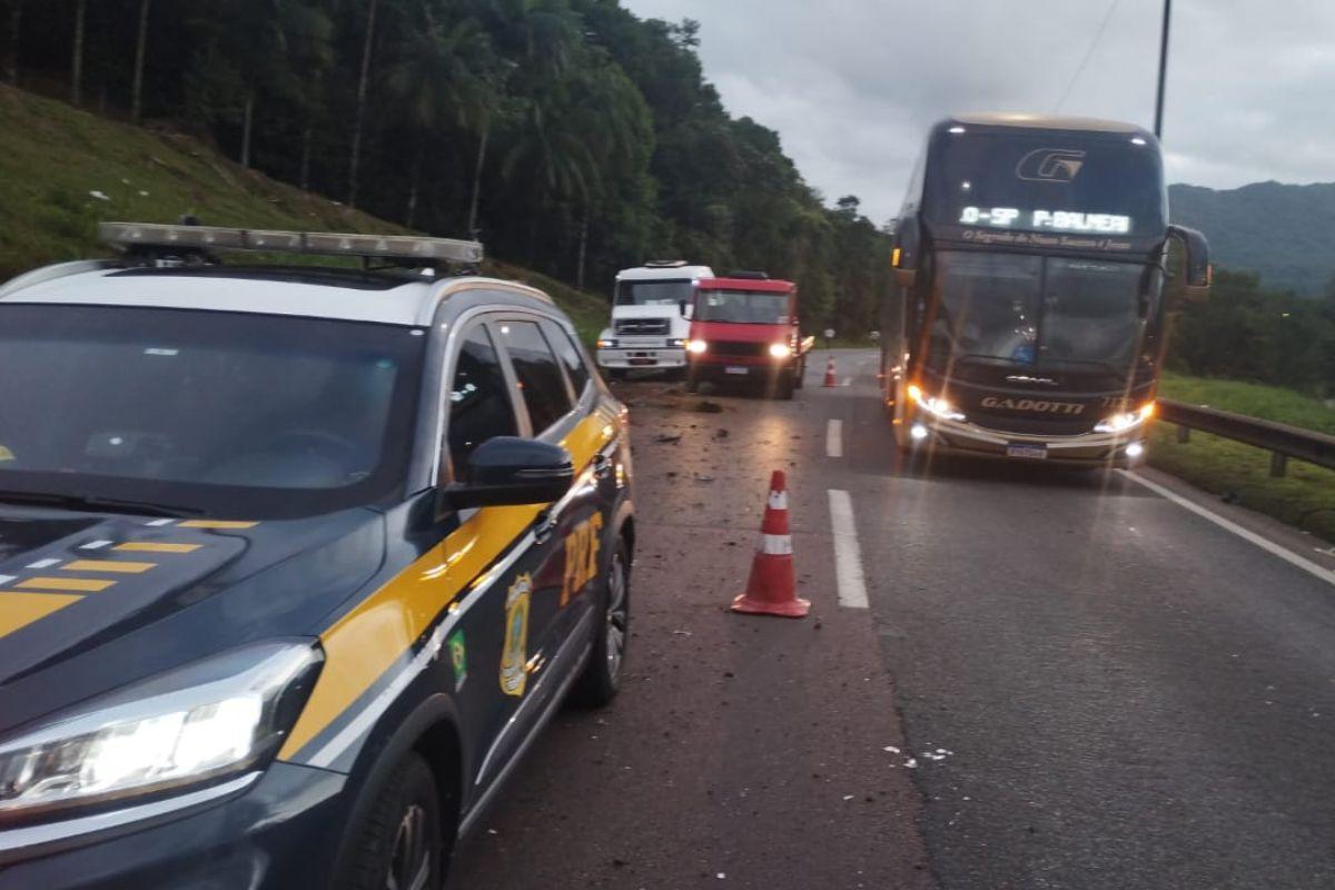Coliso aconteceu no km 674 da rodovia - PRFDivulgaoND