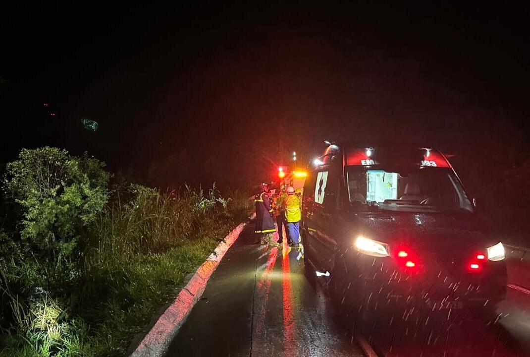 Acidente ocorreu em Dionsio Cerqueira Imagem Corpo de BombeirosReproduo