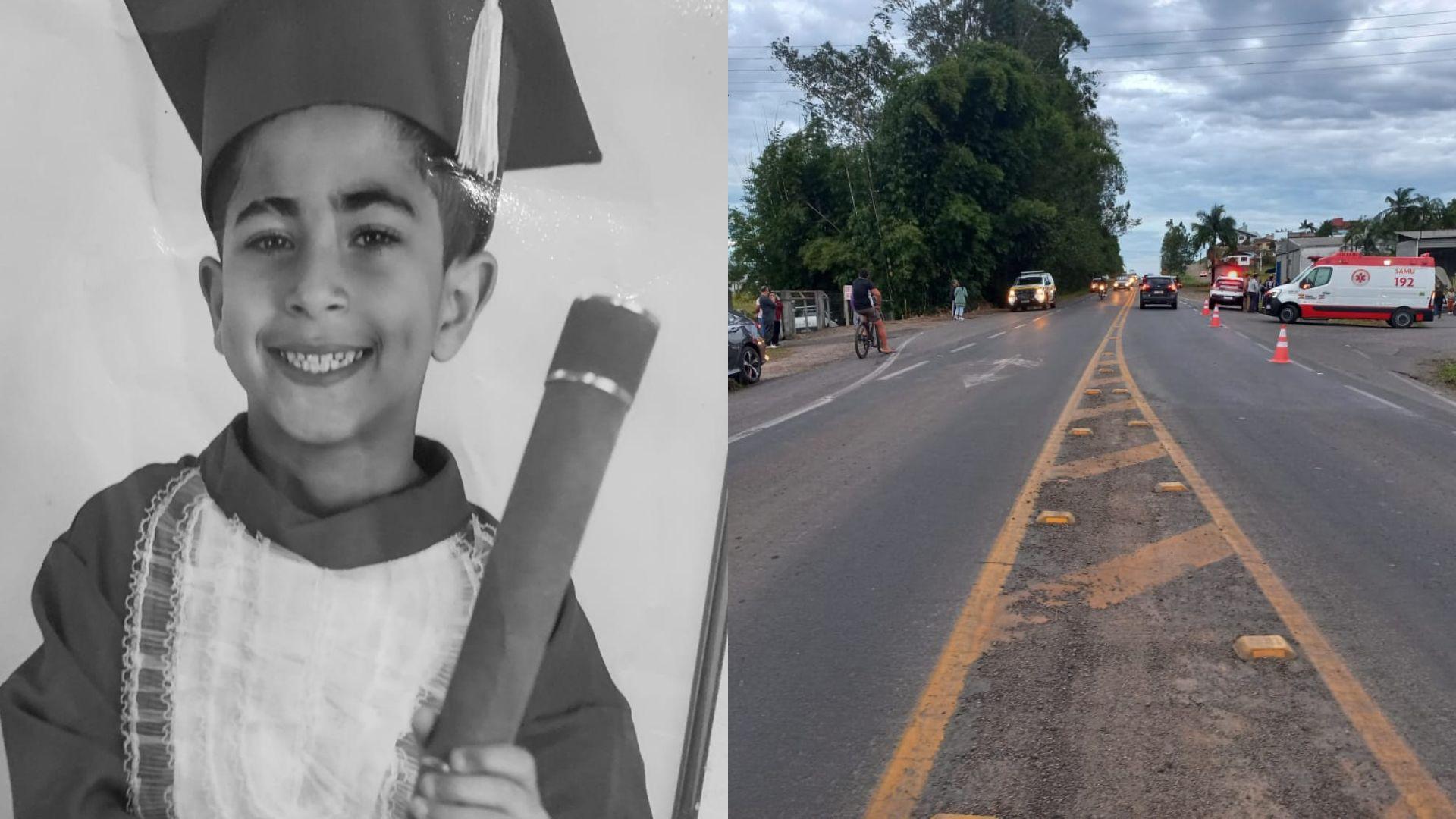 Image: https://brnoticia.com/wp-content/uploads/2025/06/postiimg-684f6035209b77650.jpg Corao de ouro identificado menino de 8 anos que morreu atropelado em SC Foto ReproduoRedes Sociais