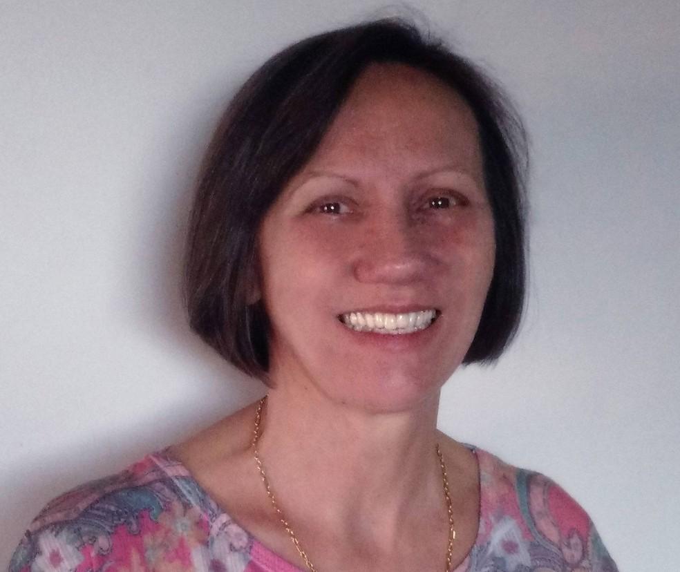 Leane Elizabeth Herrmann morta em acidente de balo em SC Foto ReproduoRedes Sociais
