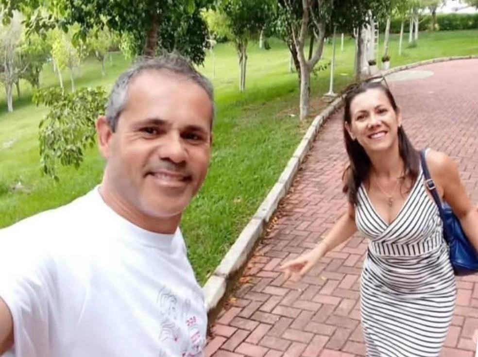 Everaldo da Rocha e Janaina Moreira Soares da Rocha Casal morto em queda de balo em SC Foto ReproduoRedes Sociais