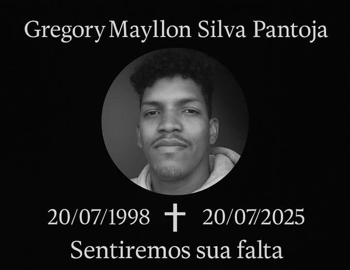 Gregory tambm havia completado 27 anos dia do acidente - Redes sociaisReproduoND
