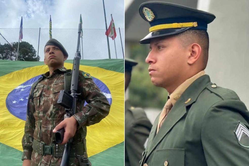 Sargento do Exrcito Brasileiro Pedro Henrique Martins dos Santos matou a esposa a filha de um ano e depois tirou a prpria vida em Santos SP Foto Redes Sociais