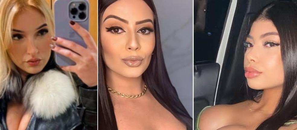 Geovana Ramos Reis esq Bianka de Braz Feitoza Pinto no centro e Vitria Gomes Maximino da Silva dir Foto Redes Sociais